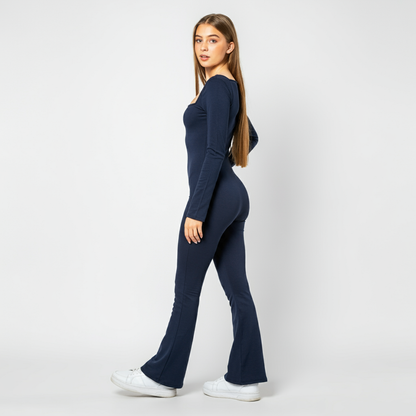 Snatching Long Sleeve Jumpsuit